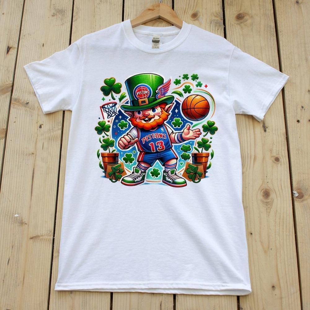 Detroit Pistons - Nba - St. Patrick_S Day T-Shirt - Unisex T-Shirt